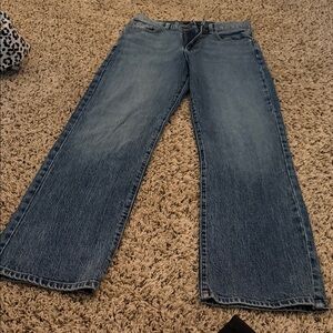 Classic Blue Straight Leg Jeans (dad jeans)